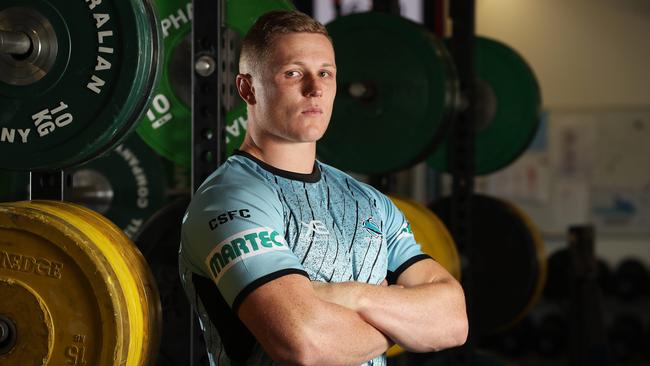 Jack Williams is the strongest player at the Cronulla Sharks. Picture: David Swift.