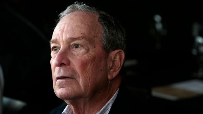 ‘We need to unite to defeat Trump in November,’ says Mike Bloomberg, who has qualified for the next Democratic candidates’ debate on Thursday (AEDT). Picture: AFP