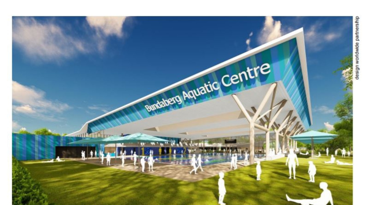 FUTURE VISION: Latest designs for the Bundaberg Aquatic Centre project. Source: Bundaberg Regional Council