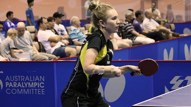 Tapper was born with nerve damage in her right arm and would be the second table tennis player to do the Games double.