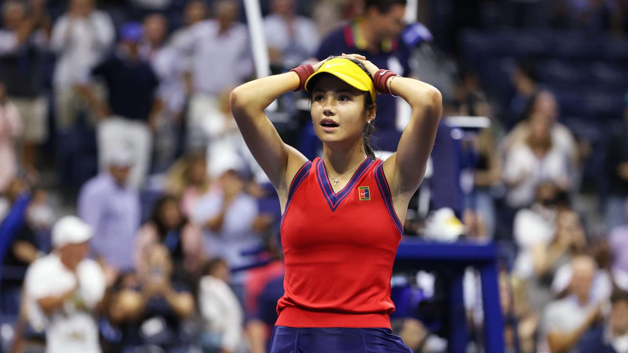 Britain's Emma Raducanu has become the third teen to make the US Open final and the first ever qualifier. Photo: Getty Images