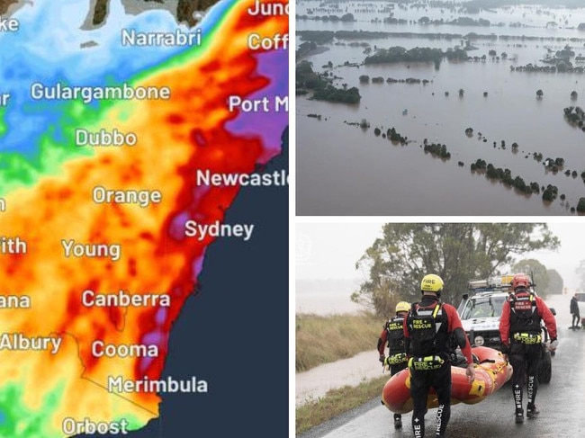 The wild weather is set continue across the Mid North Coast and Hunter region, which has claimed three lives and put 50,000 residents at risk of being cut off as the deluge moves south.