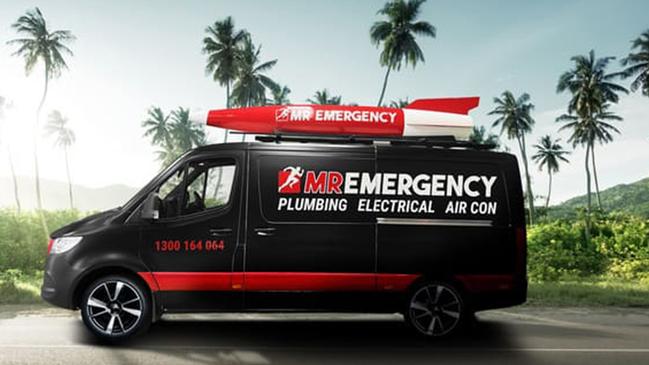 Mr Emergency promotes itself as a fast plumbing business. It is part of the Metropolitan Plumbing empire. Picture: Mr Emergency