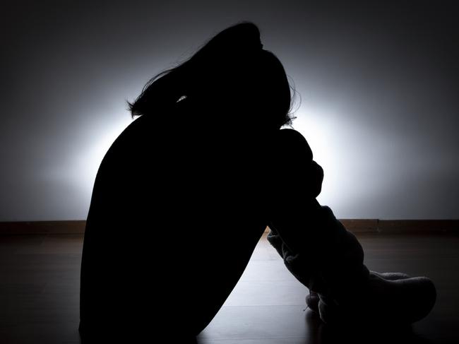 sadness of child silhouette generic istock young girl