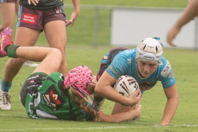 Mackay Cutters vs Townsville Blackhawks Harvey Norman U17's Saturday 22 February 2025 Picture:Michaela Harlow