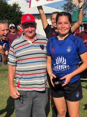 Captain Jyrah Bradfield was named player of the tournament. Picture: SUPPLIED