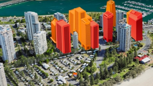 How residents see development occurring at Main Beach on the Gold Coast under the council's City Plan.