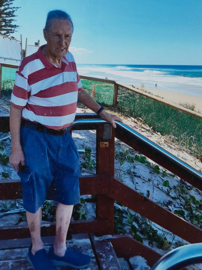 Bruce Isaacs on a beach holiday several months before receiving the Covid vaccine. Picture: Naomi Jellicoe