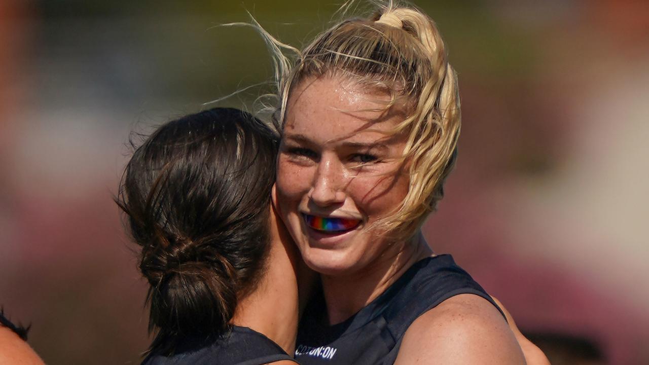 Tayla Harris will return to Carlton’s team for a must-win game against Fremantle.