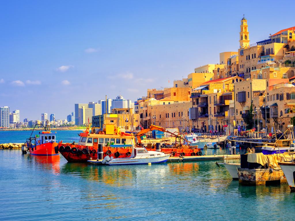 ESCAPE: MAR 5. Doc Holiday. Old town and port of Jaffa and modern skyline of Tel Aviv city, Israel. Picture: istock