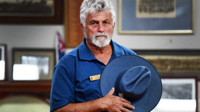 President of the Maryborough RSL sub-branch, George Mellick. Picture: Cody Fox