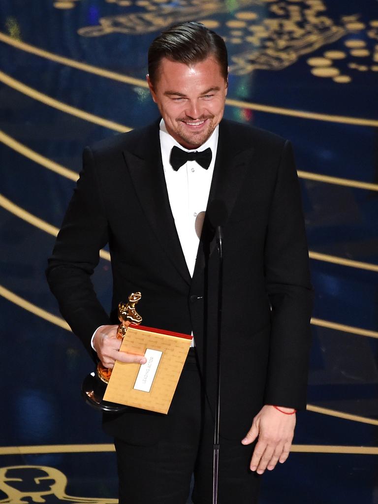 Leo is an Oscar winner. Picture: Kevin Winter/Getty Images