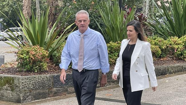 One Nation's Mark Latham and new recruit Tania Mihailuk at Paul Keating Park. Picture: Alexi Demetriadi