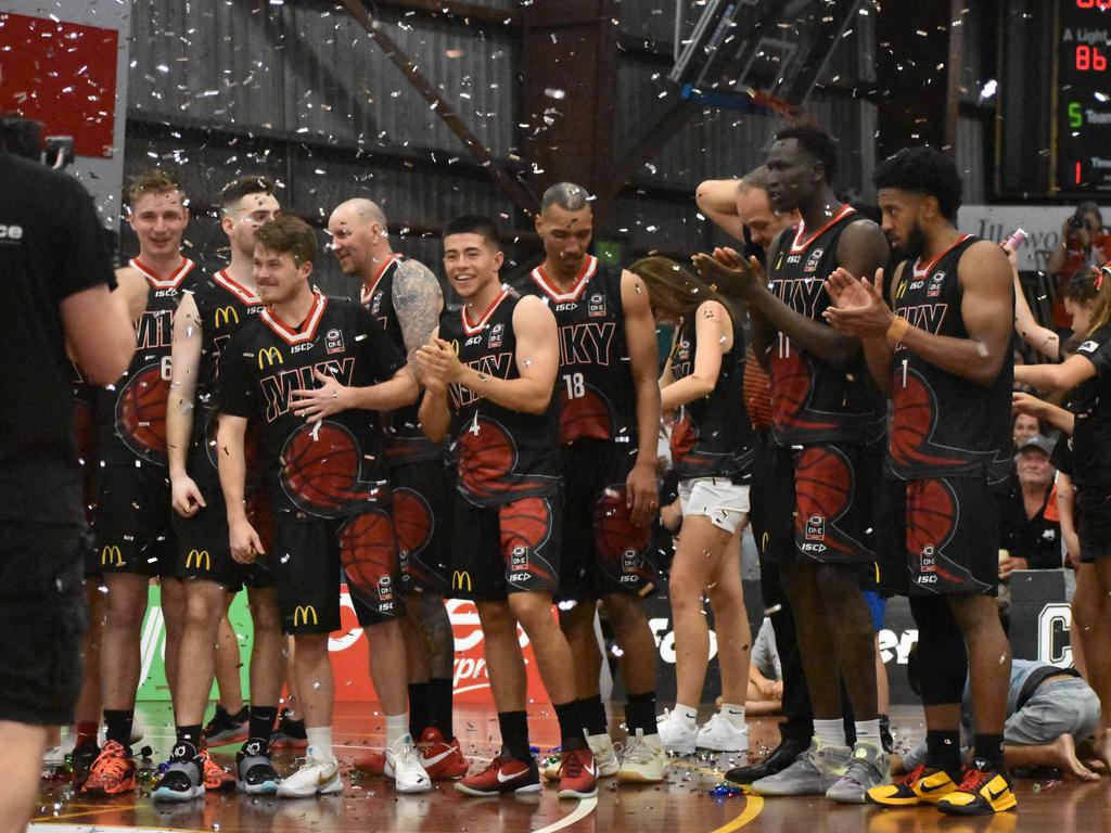 The NBL1 North premiers Mackay Meteors, September 11, 2021. Picture: Matthew Forrest