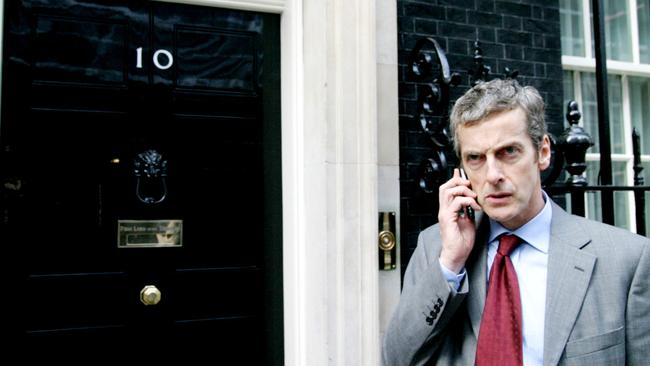 Capaldi as Malcolm Tucker in The Thick of It.