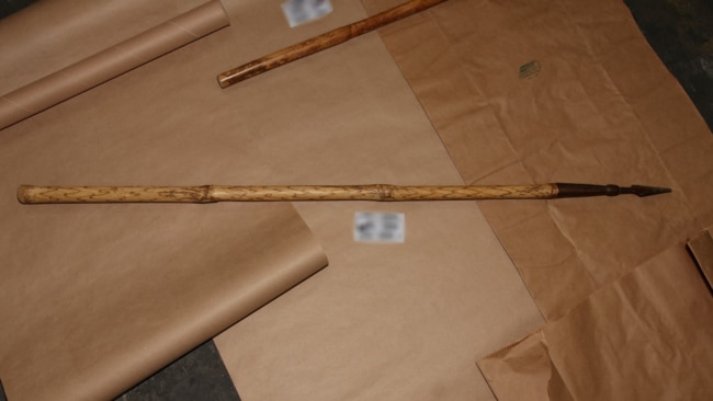 Weapon allegedly used in the Runcorn brawl.