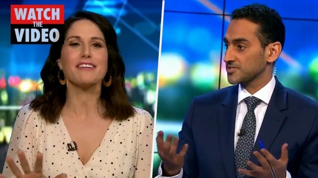 Waleed and Rachel's heated debate about Chrissy Teigen (The Project)