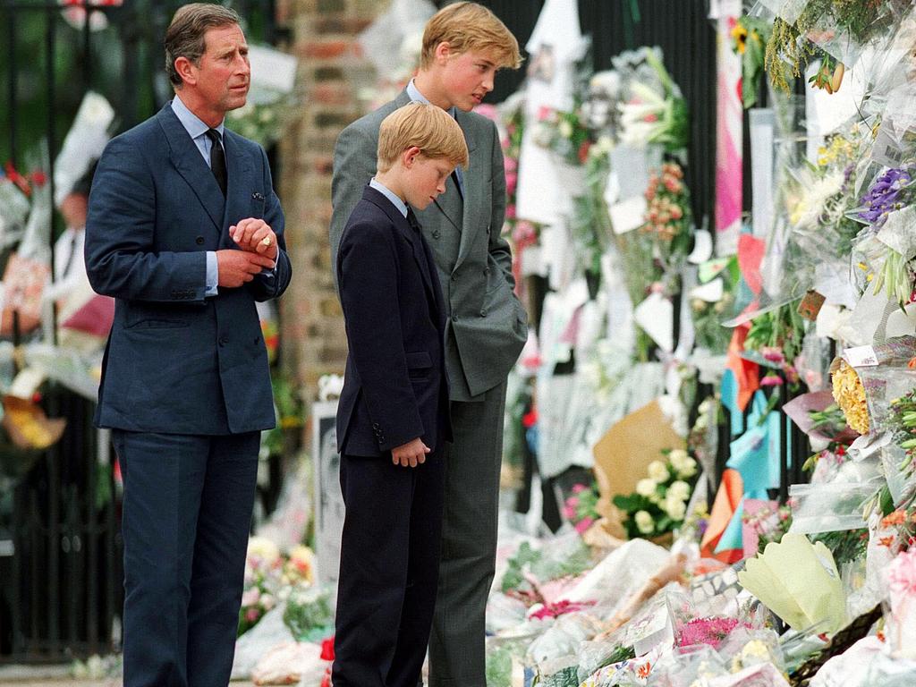 The Prince of Wales broke the news to his sons while the world grieved. Picture: Anwar Hussein/WireImage