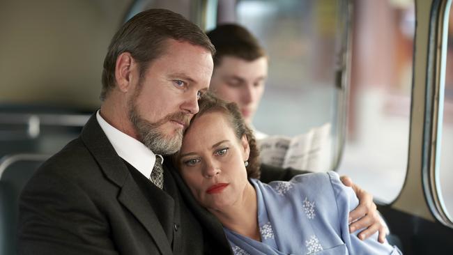 The Doctor Blake Mysteries — Craig McLachlan as Dr Lucien Blake pictured with Jean (Nadine Garner) Picture: ABCTV