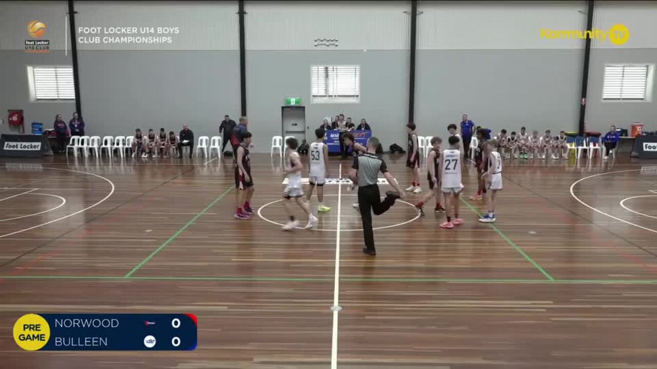 Replay: Norwood Flames v Bulleen Boomers (Boys) - 2024 Basketball Australia U14 Club Championships Day 1