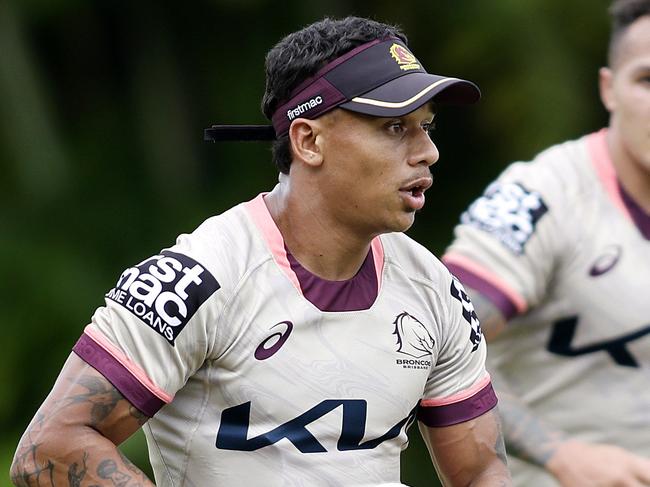 Tristan Sailor pictured at Broncos pre season training in Red Hill, Brisbane 12th January 2023.  (Image/Josh Woning)