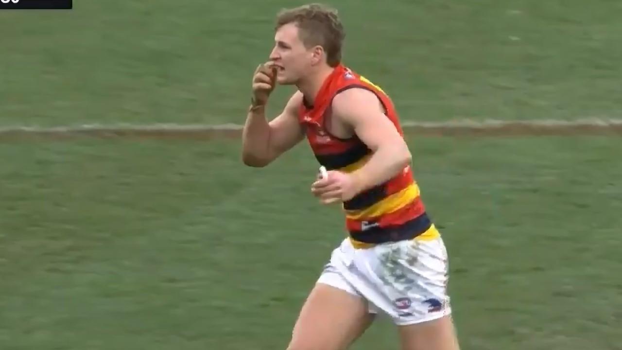 And the Crows skipper wasn’t happy.