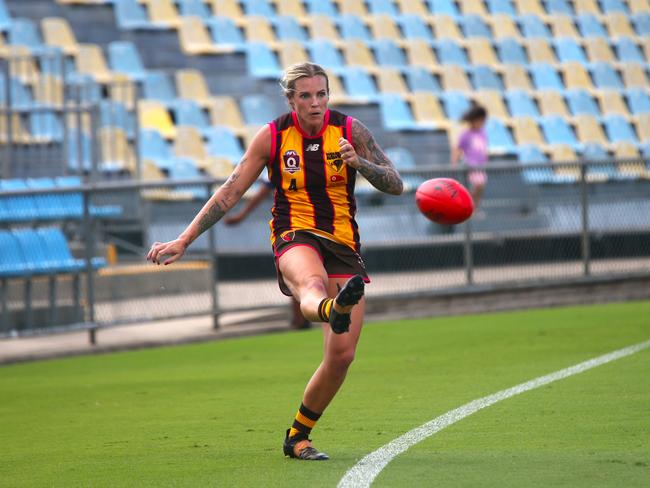 Pictured: Hawks midfielder Tiarne Sparks. Photo: Gyan-Reece Rocha