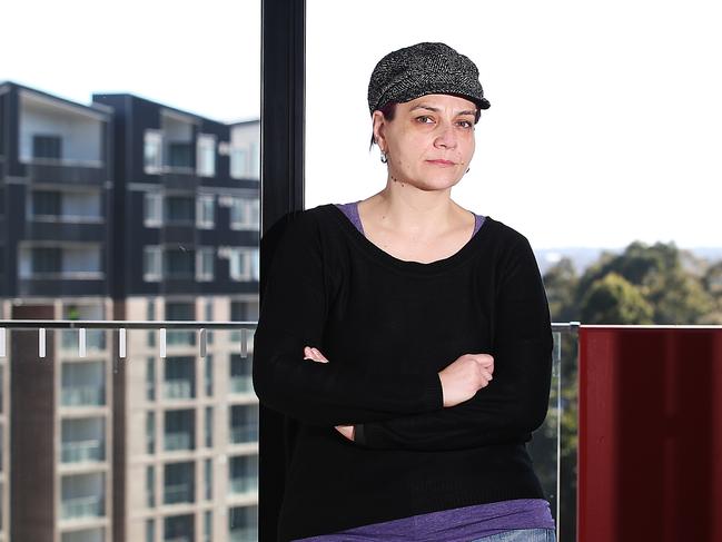 Dimitra Rodopis is angry about not being given a choice of utilities provider at her Lewisham apartment. Picture: Danny Aarons