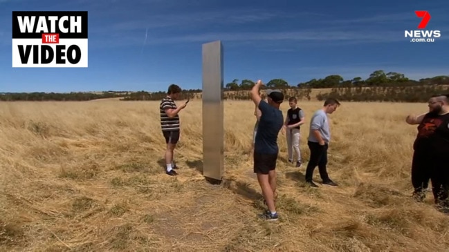 Mystery monolith appears in Adelaide paddock (7 News)