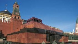 Vladimir Lenin’s mausoleum in Moscow. Picture: Facebook