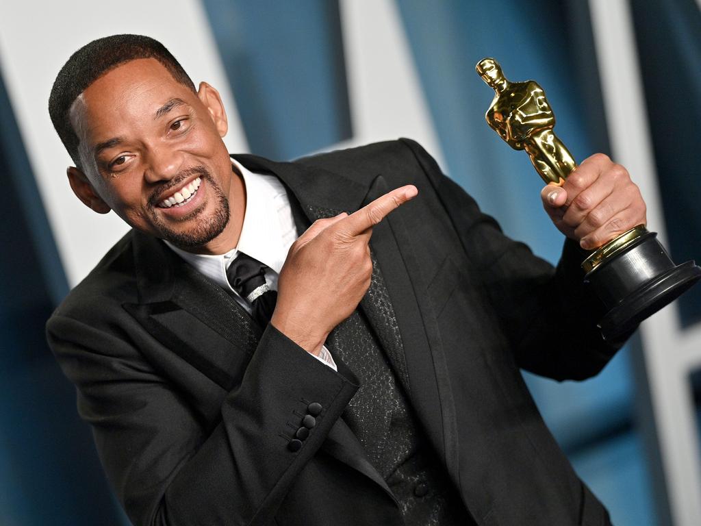 Smith’s Oscar win wasn’t the hottest topic of the night. Picture: Lionel Hahn/Getty Images