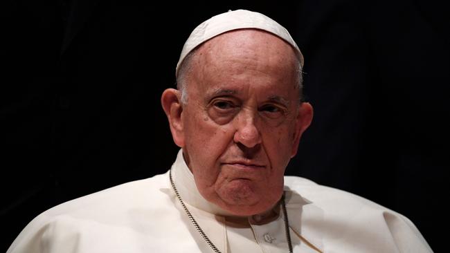 Pope Francis remains critical but stable in hospital. Picture: AFP