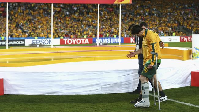 Robbie Kruse’s injury was a real downer.