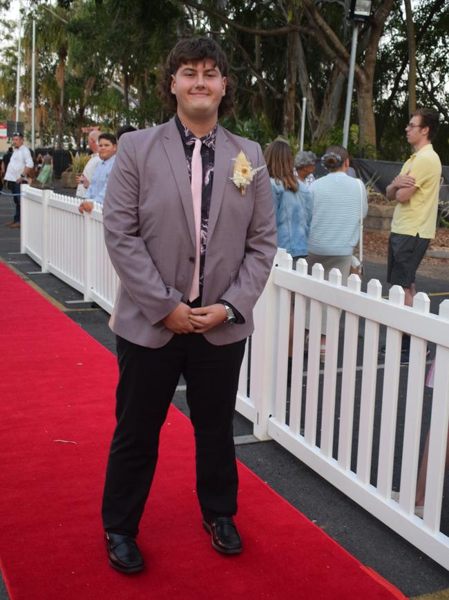 Brayden Bull at the North Rockhampton High School Formal 2023.