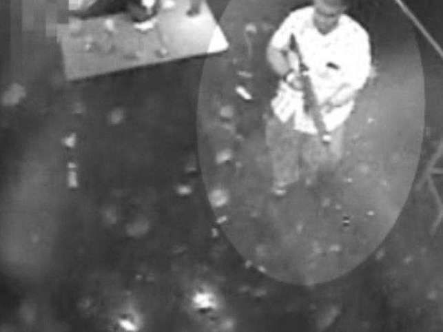 CCTV footage of Omar Mateen walking into the club.