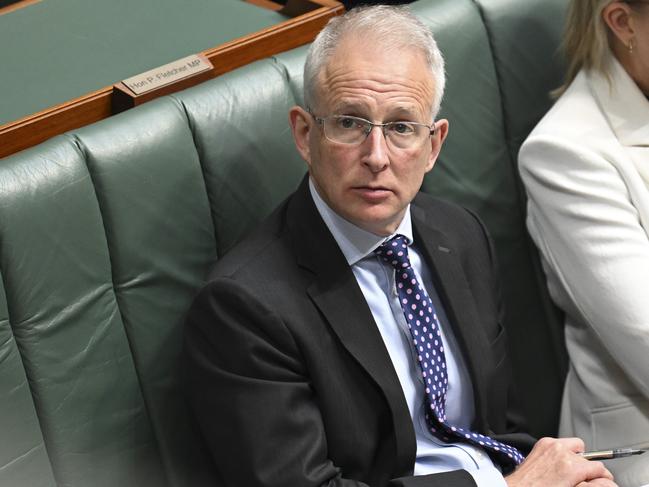 CANBERRA, Australia - NewsWire Photos - November 4, 2024: Manager of Opposition Business , Paul Fletcher during Question Time at Parliament House in Canberra. Picture: NewsWire / Martin Ollman