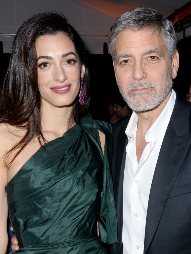 Amal and George Clooney. Picture: Vivien Killilea/Getty