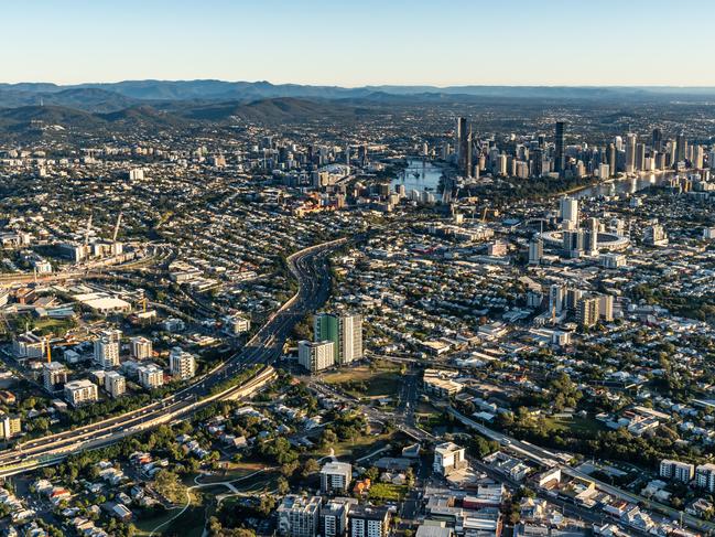 Aerial of Brisbane by Lumina group