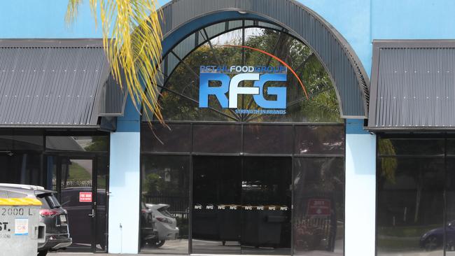 The offices of RFG at Olympic Circuit in Southport appeared quiet yesterday. Picture Glenn Hampson