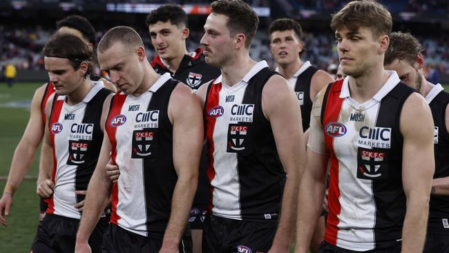 St Kilda’s season is over. (Photo by Darrian Traynor/AFL Photos/via Getty Images)