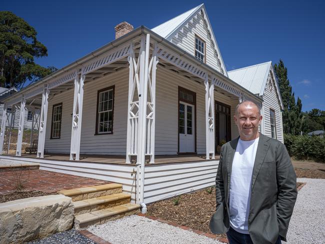 Host Anthony Burke described the renovation project as a “complicated assignment”. Picture: ABC TV