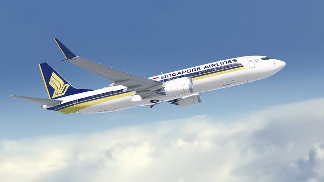 Singapore Airlines B737 aircraft.