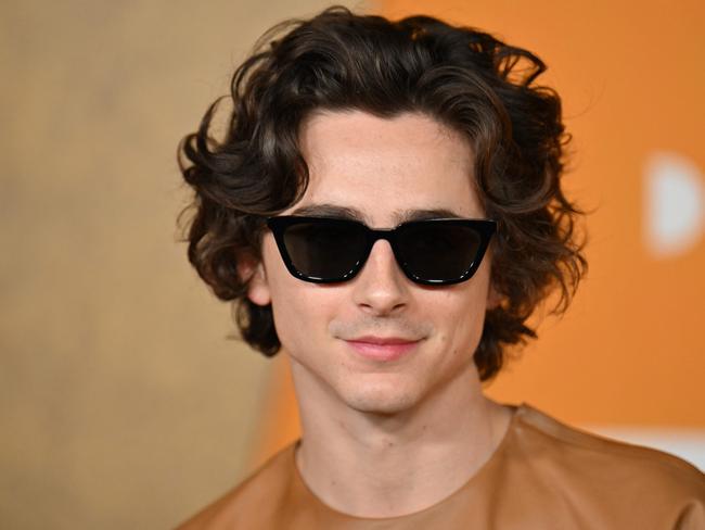 US-French actor Timothee Chalamet arrives for the premiere of âDune: Part Twoâ at Josie Robertson Plaza at the Lincoln Center on February 25, 2024, in New York City. (Photo by ANGELA WEISS / AFP)