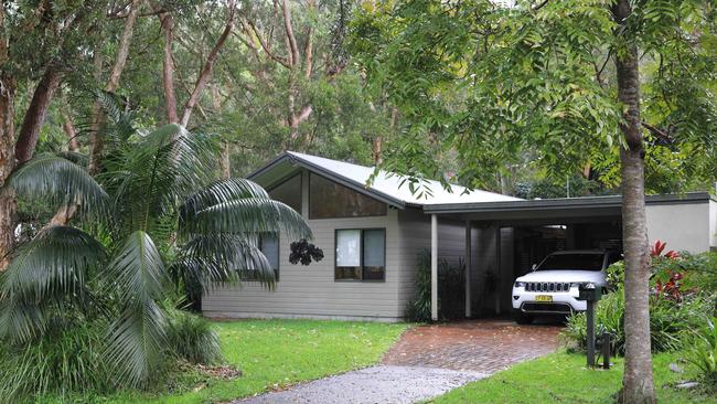 Mr Harwin's holiday house at Pearl Beach. Picture: Christian Gilles