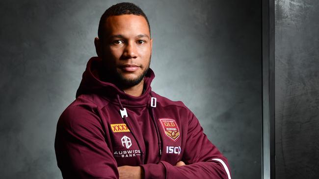 Moses Mbye’s Origin selection has meant big things. Image: AAP Image/Darren England