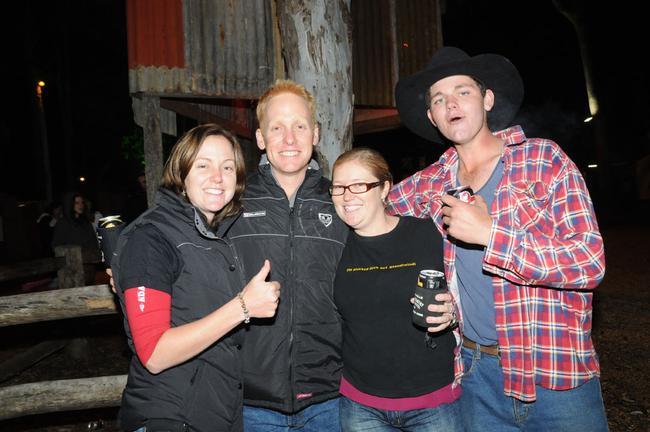 Joelene Robinson, Shane Robinson, Mandy Constable and Aaron Edwards. Picture: Craig Warhurst