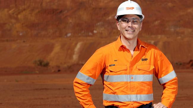 BHP CEO Mike Henry. Picture: Colin Murty/The Australian