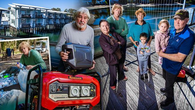 Residents of Couran Cove, South Stradbroke Island.