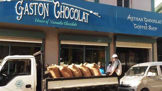 Gaston Chocolat in downtown Port Vila.