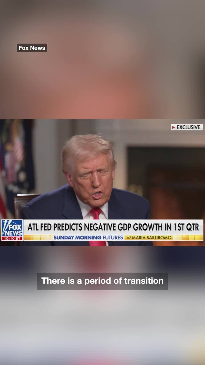 Trump's ominous answer when asked about recession